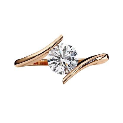 Eternal Embrace Solitaire Ring Carat Link Jewels