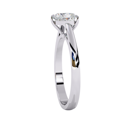Eternal Heart Solitaire Ring