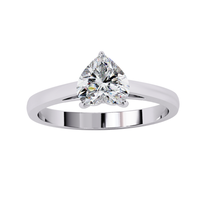 Eternal Heart Solitaire Ring