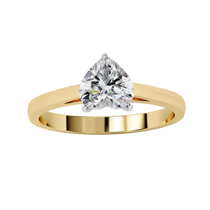 Eternal Heart Solitaire Ring