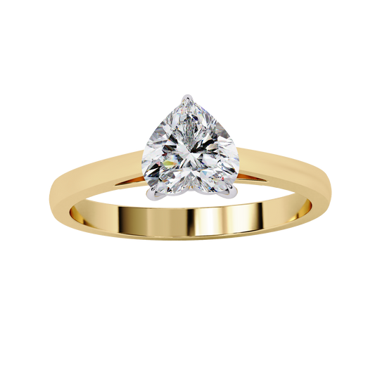 Eternal Heart Solitaire Ring