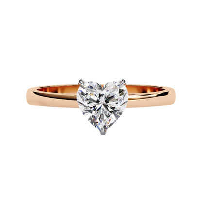 Eternal Heart Solitaire Ring