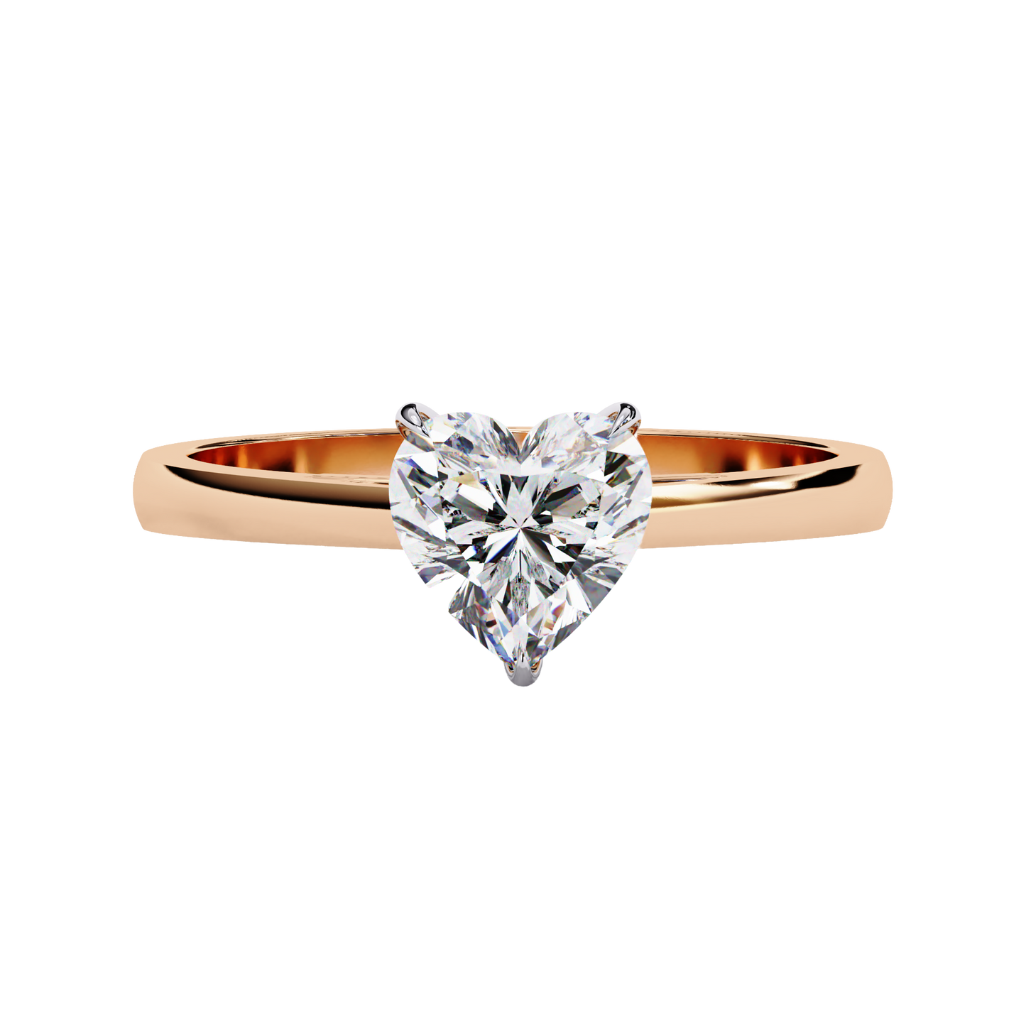 Eternal Heart Solitaire Ring Carat Link Jewels