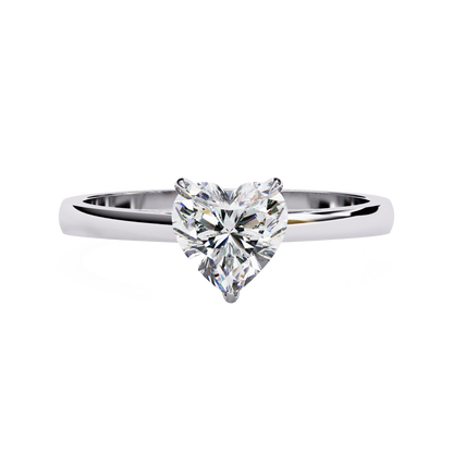 Eternal Heart Solitaire Ring
