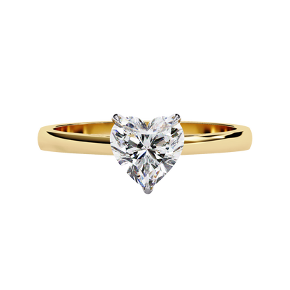 Eternal Heart Solitaire Ring