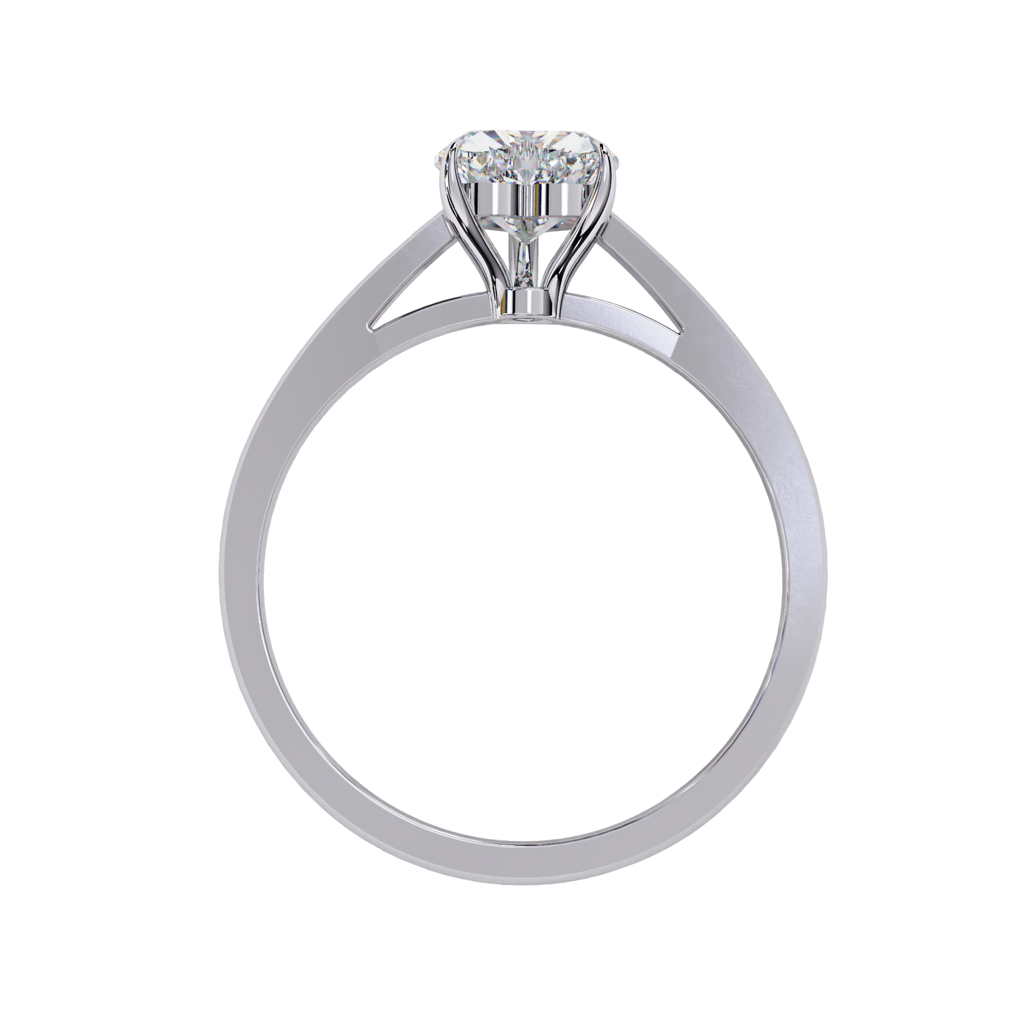 Eternal Heart Solitaire Ring