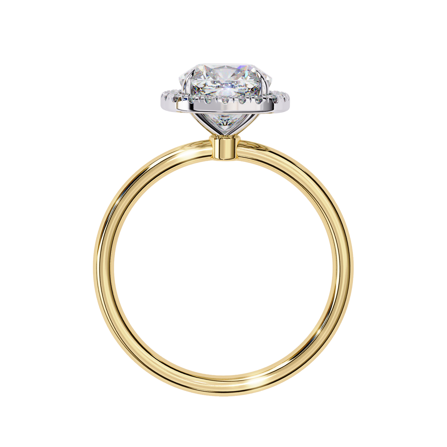 Cushion Halo Diamond Ring