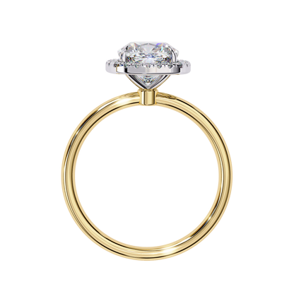 Cushion Halo Diamond Ring