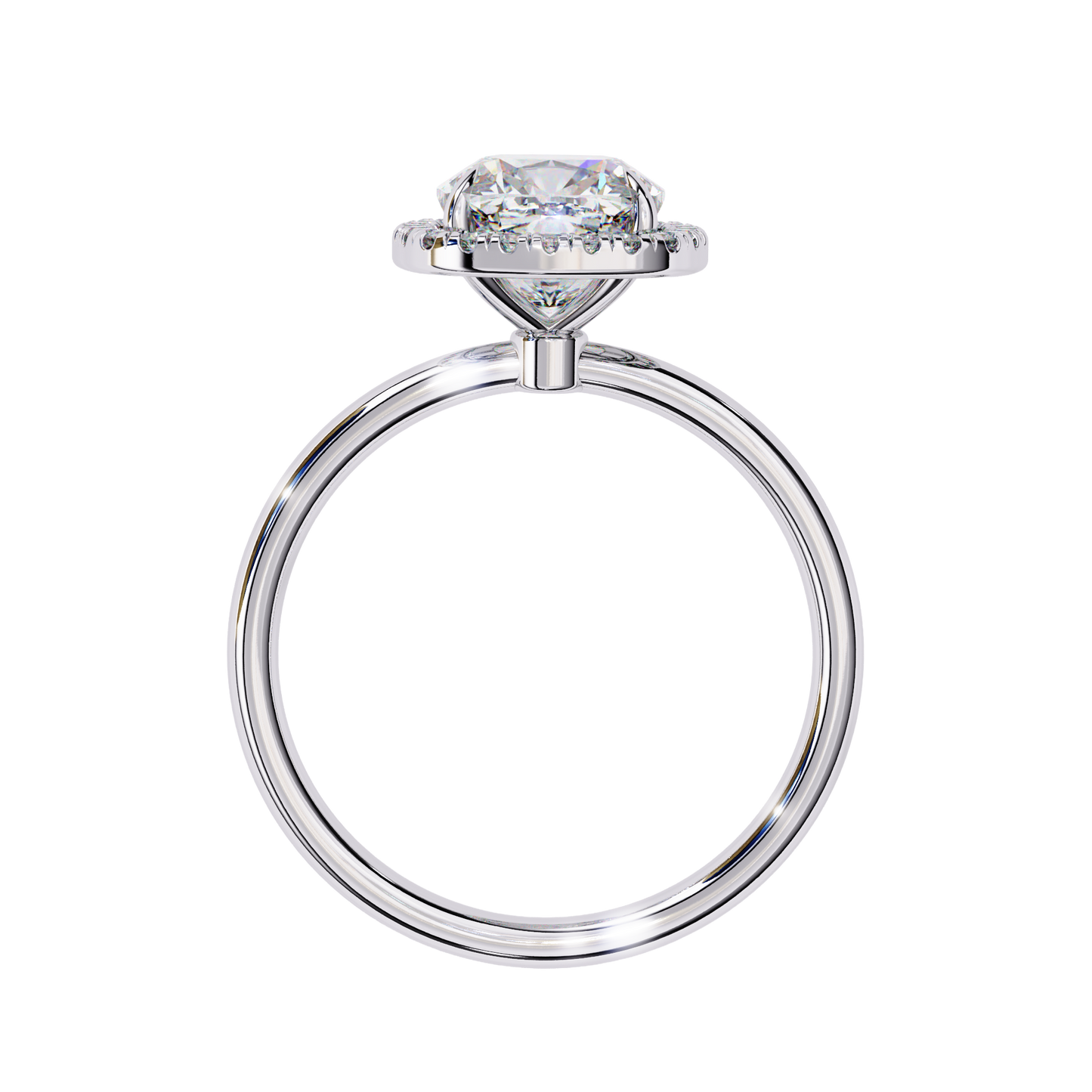 Cushion Halo Diamond Ring