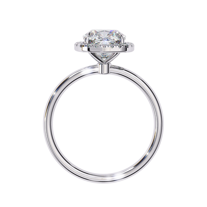 Cushion Halo Diamond Ring