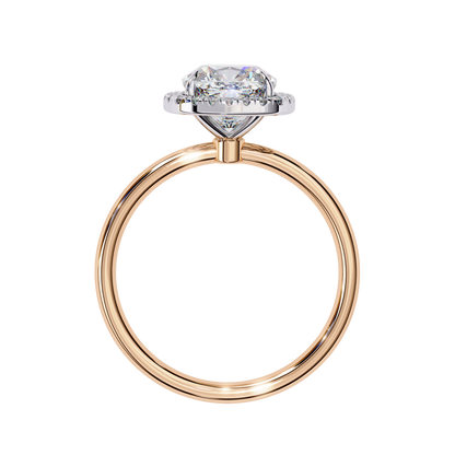Cushion Halo Diamond Ring