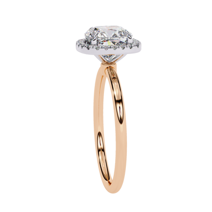 Cushion Halo Diamond Ring