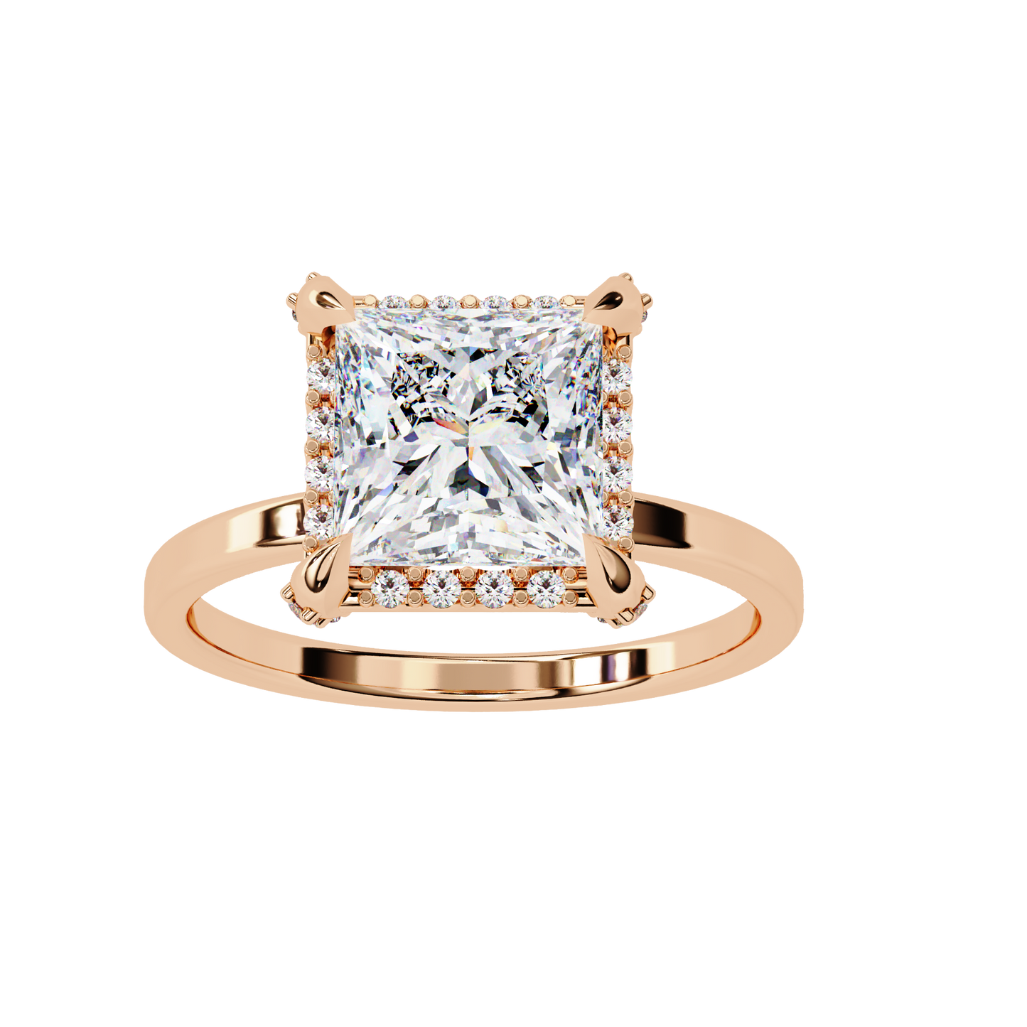 Majestic Radiance Princess-Cut Ring CaratLink