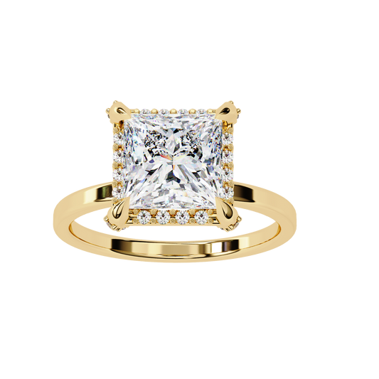 Majestic Radiance Princess-Cut Ring