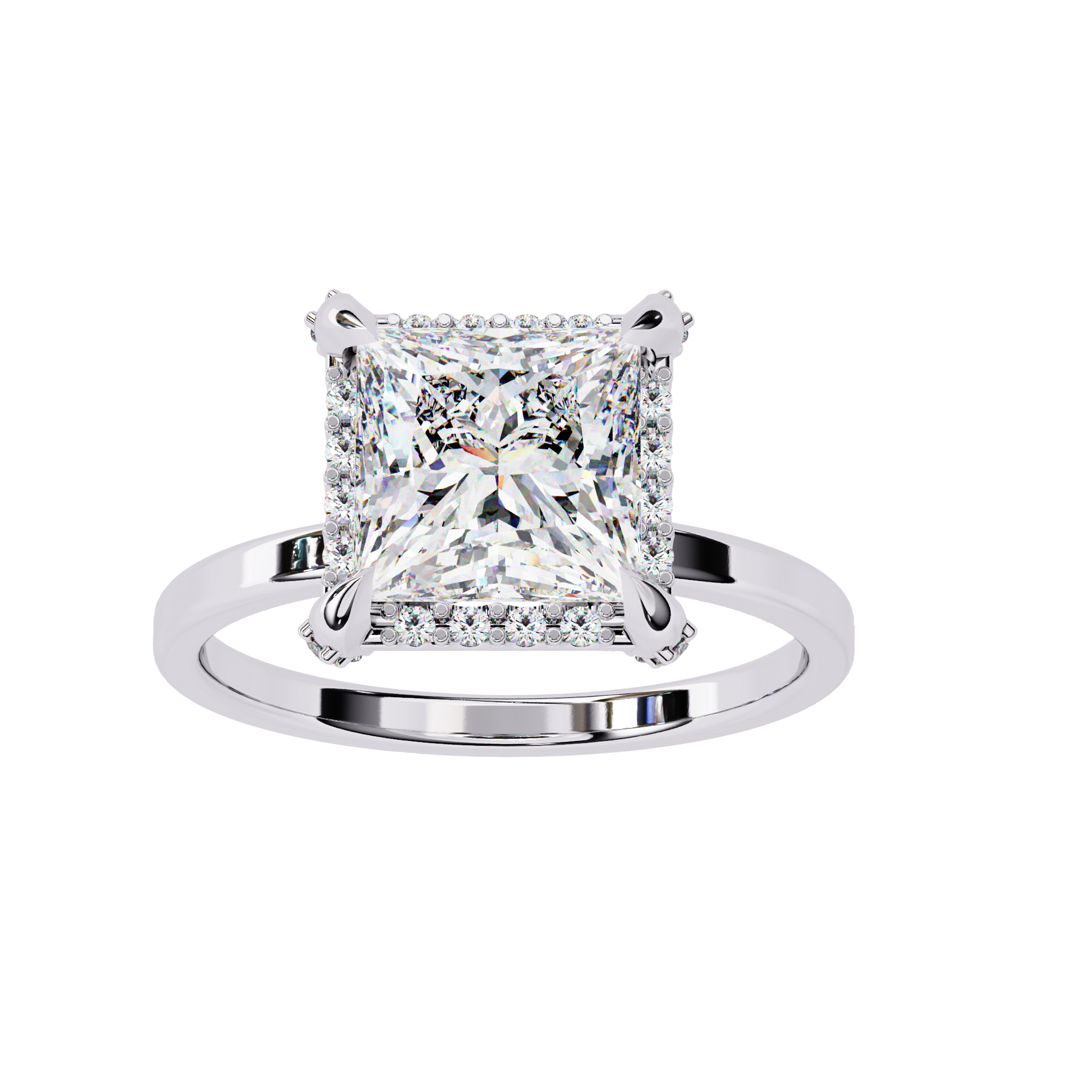 Majestic Radiance Princess-Cut Ring CaratLink