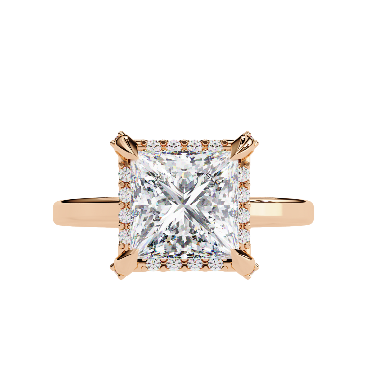 Majestic Radiance Princess-Cut Ring CaratLink