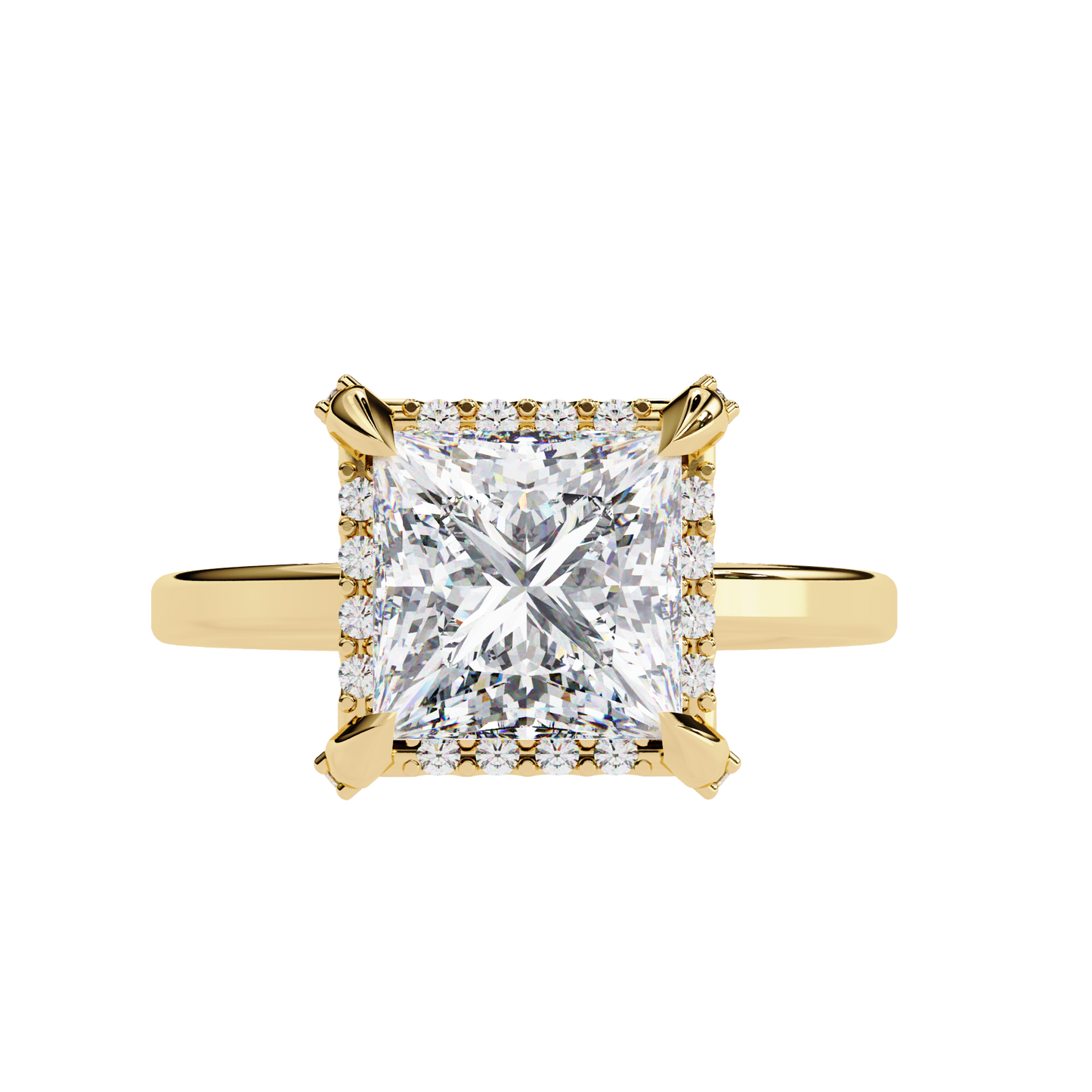 Majestic Radiance Princess-Cut Ring CaratLink