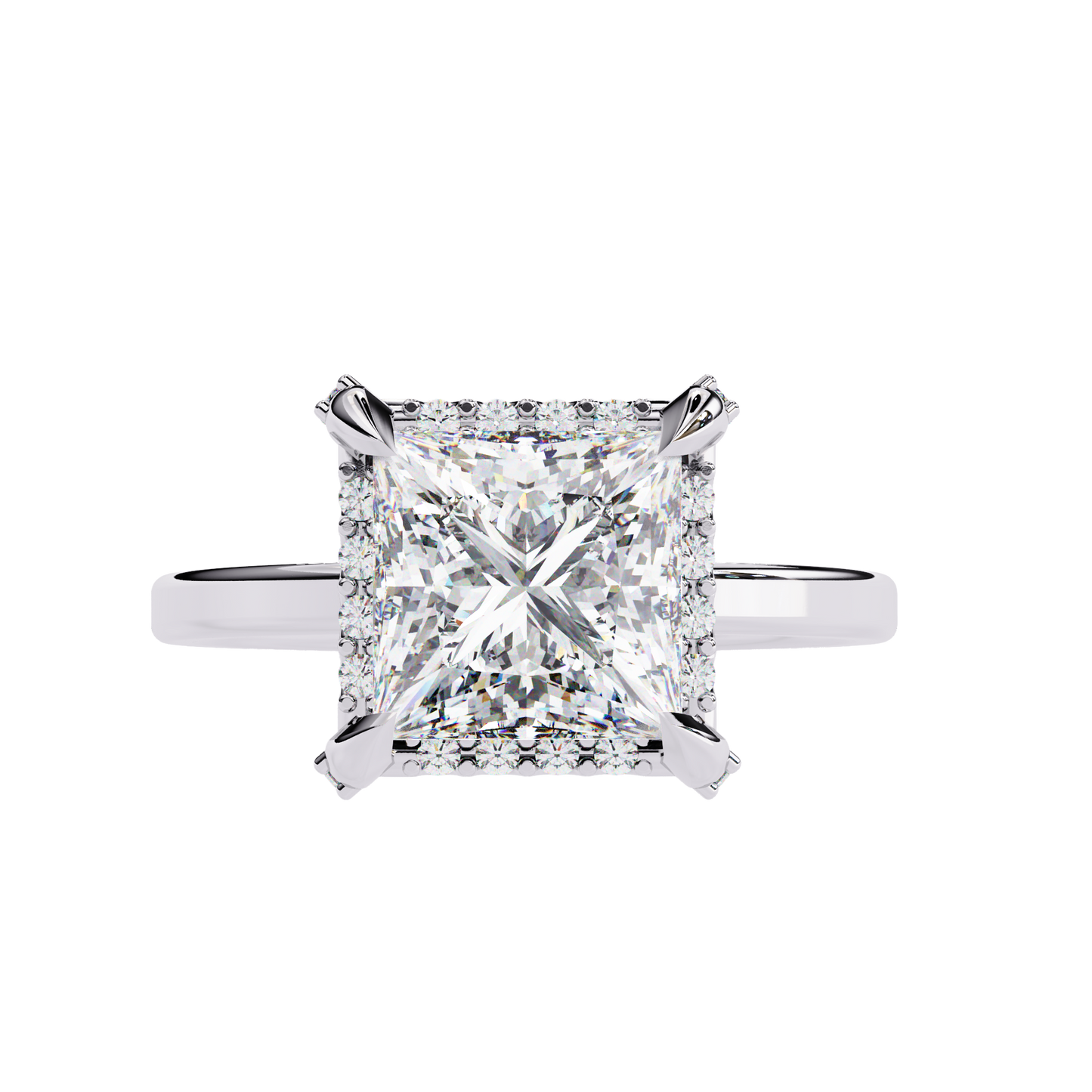 Majestic Radiance Princess-Cut Ring CaratLink