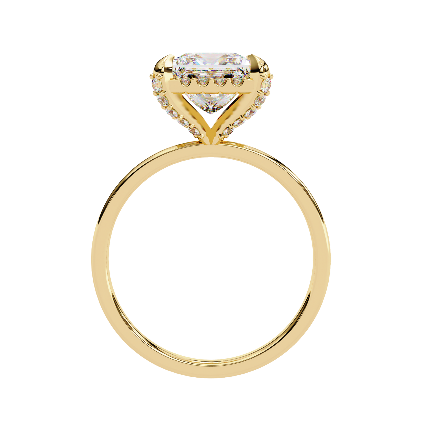 Majestic Radiance Princess-Cut Ring CaratLink