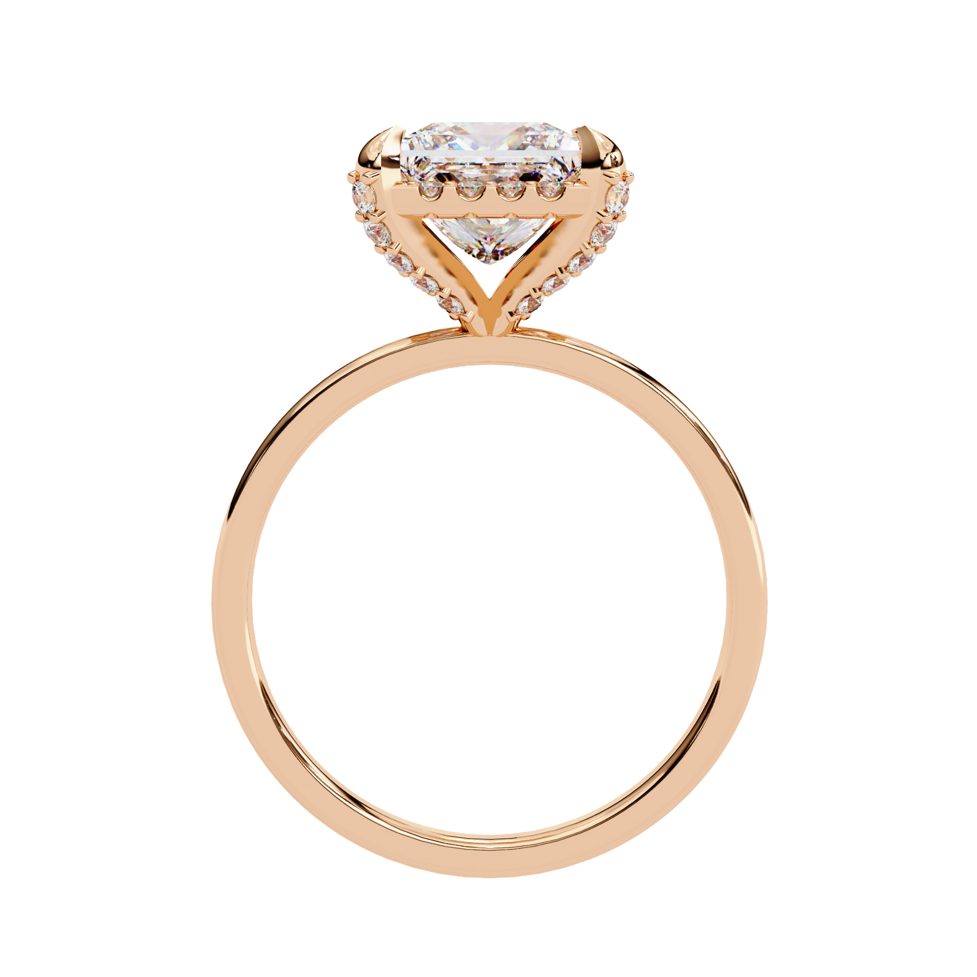 Majestic Radiance Princess-Cut Ring CaratLink