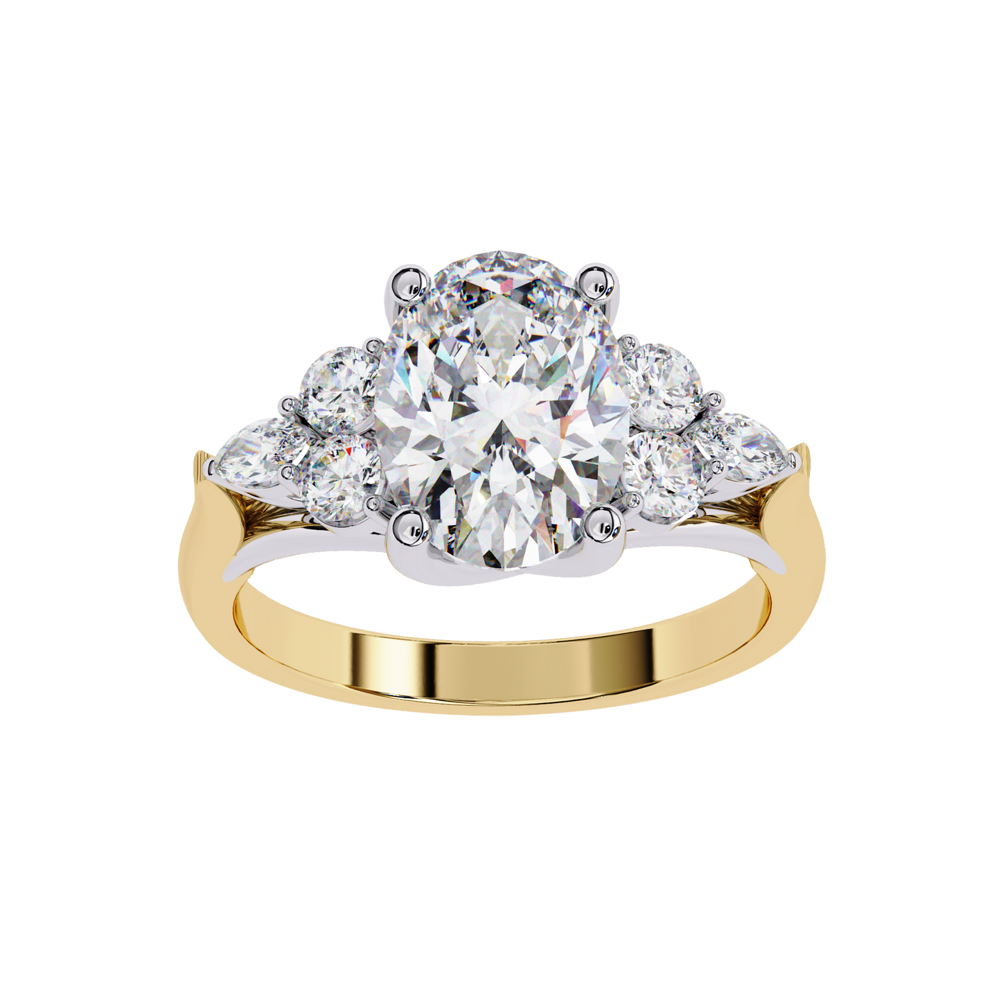 Oval Brilliance Diamond Ring Carat Link Jewels
