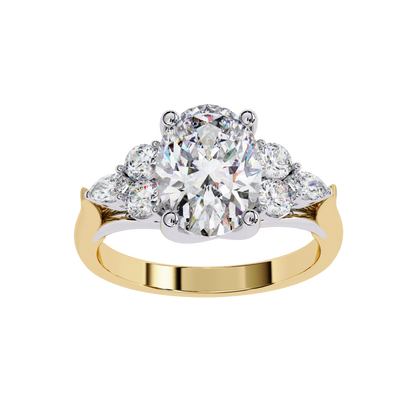 Oval Brilliance Diamond Ring Carat Link Jewels