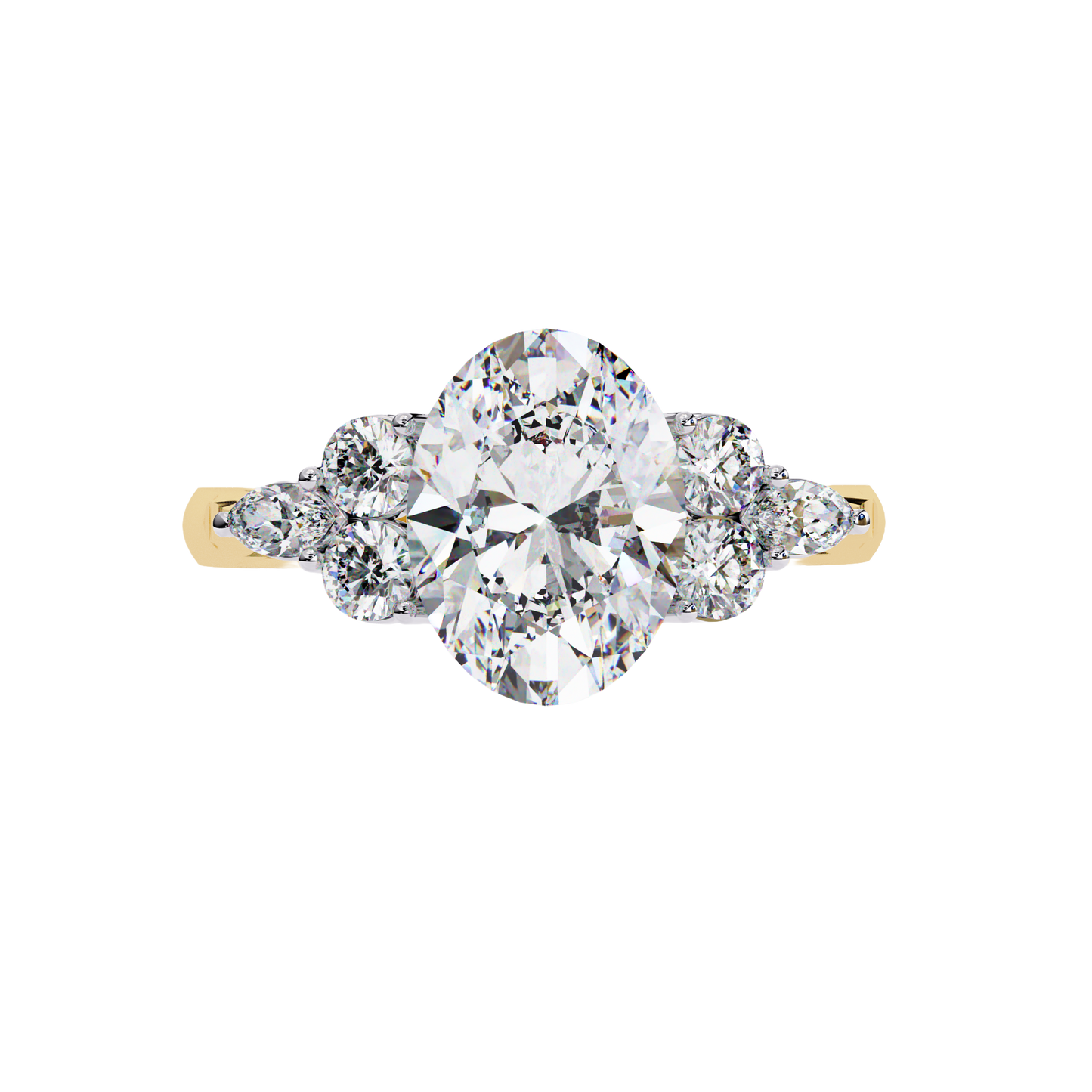 Oval Brilliance Diamond Ring Carat Link Jewels