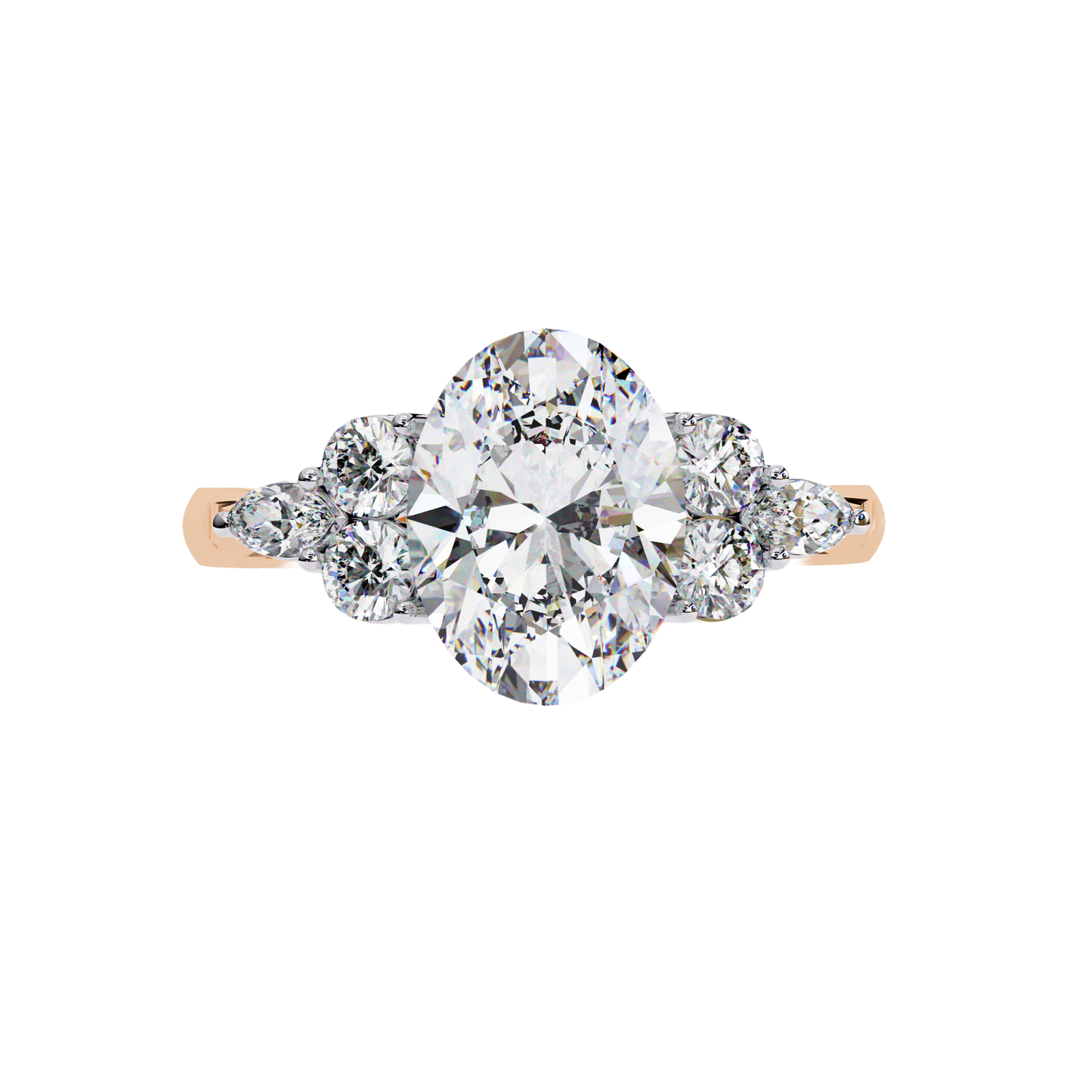 Oval Brilliance Diamond Ring Carat Link Jewels