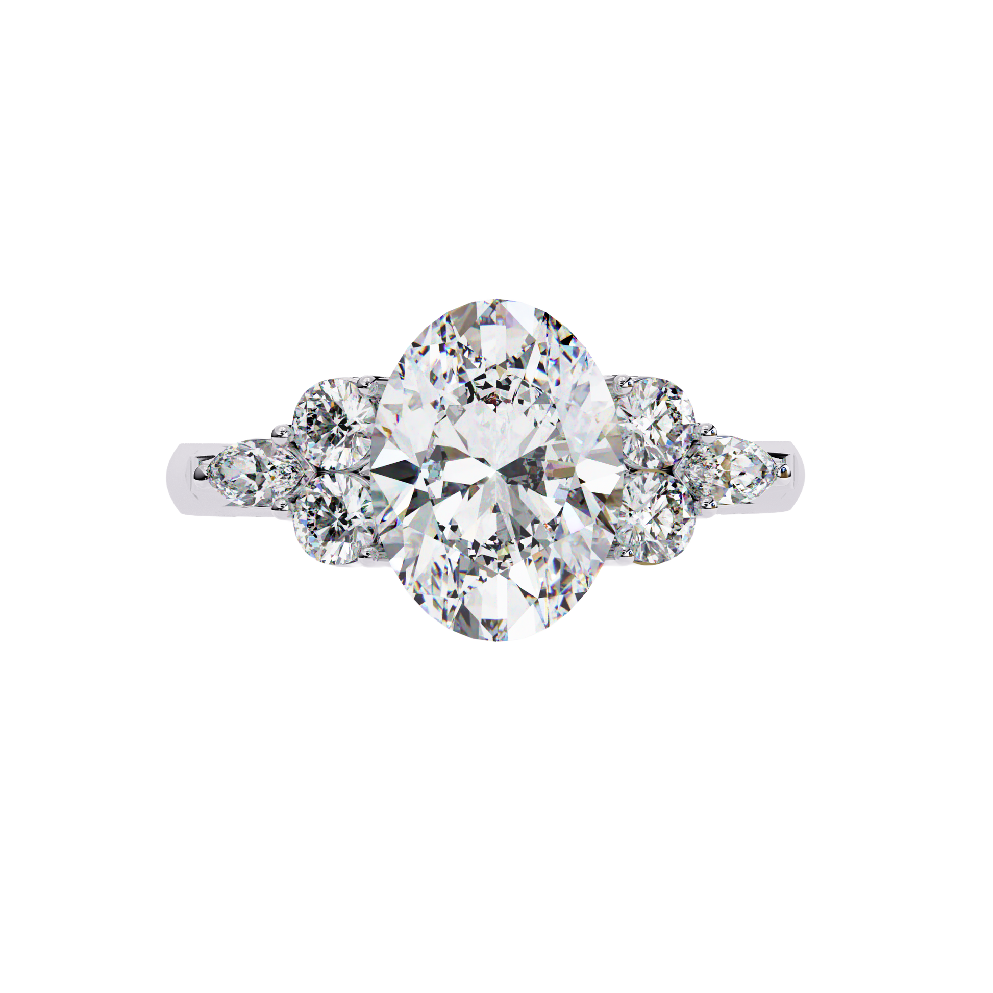 Oval Brilliance Diamond Ring Carat Link Jewels