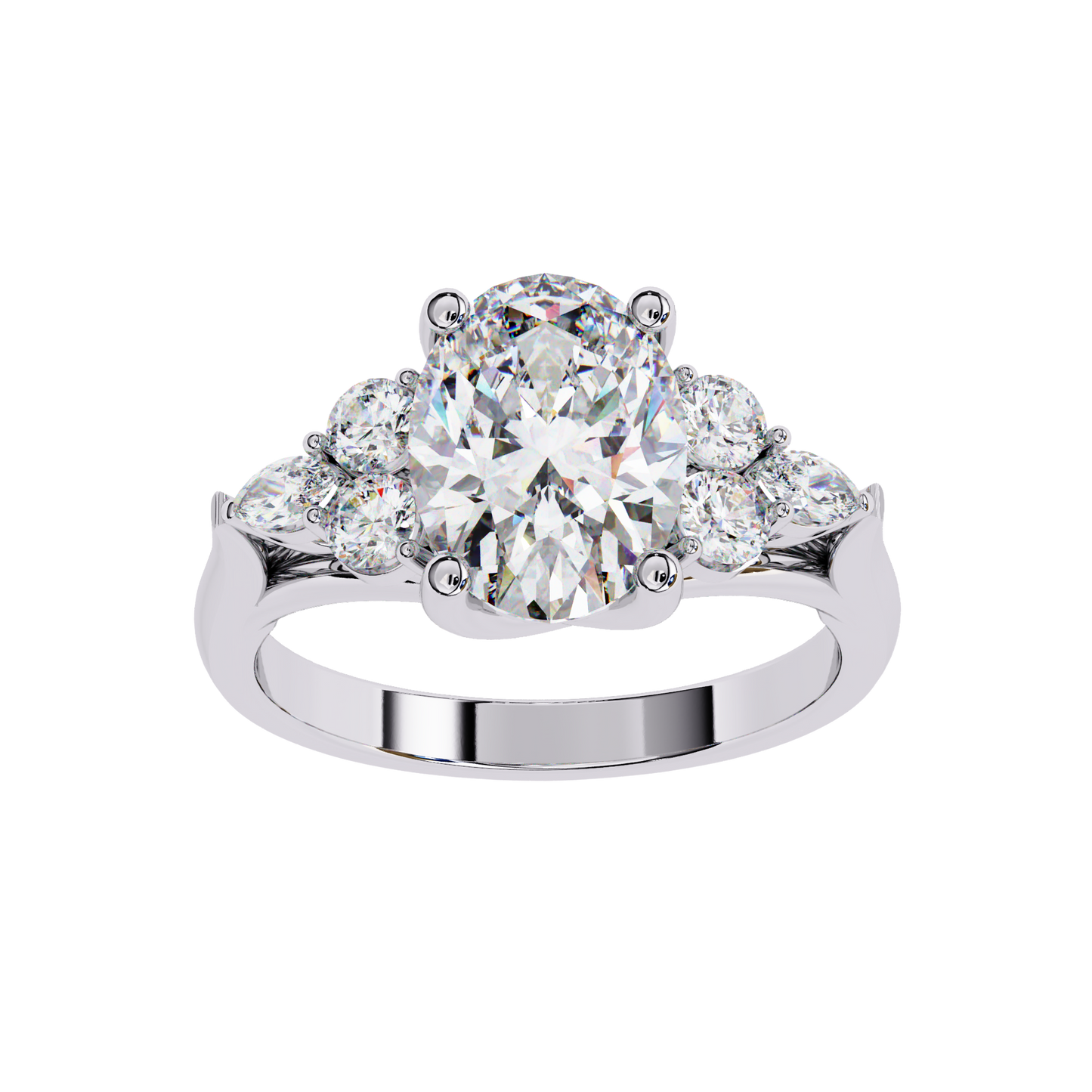 Oval Brilliance Diamond Ring Carat Link Jewels