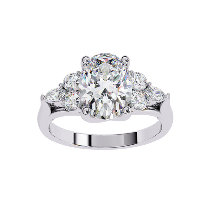 Oval Brilliance Diamond Ring Carat Link Jewels