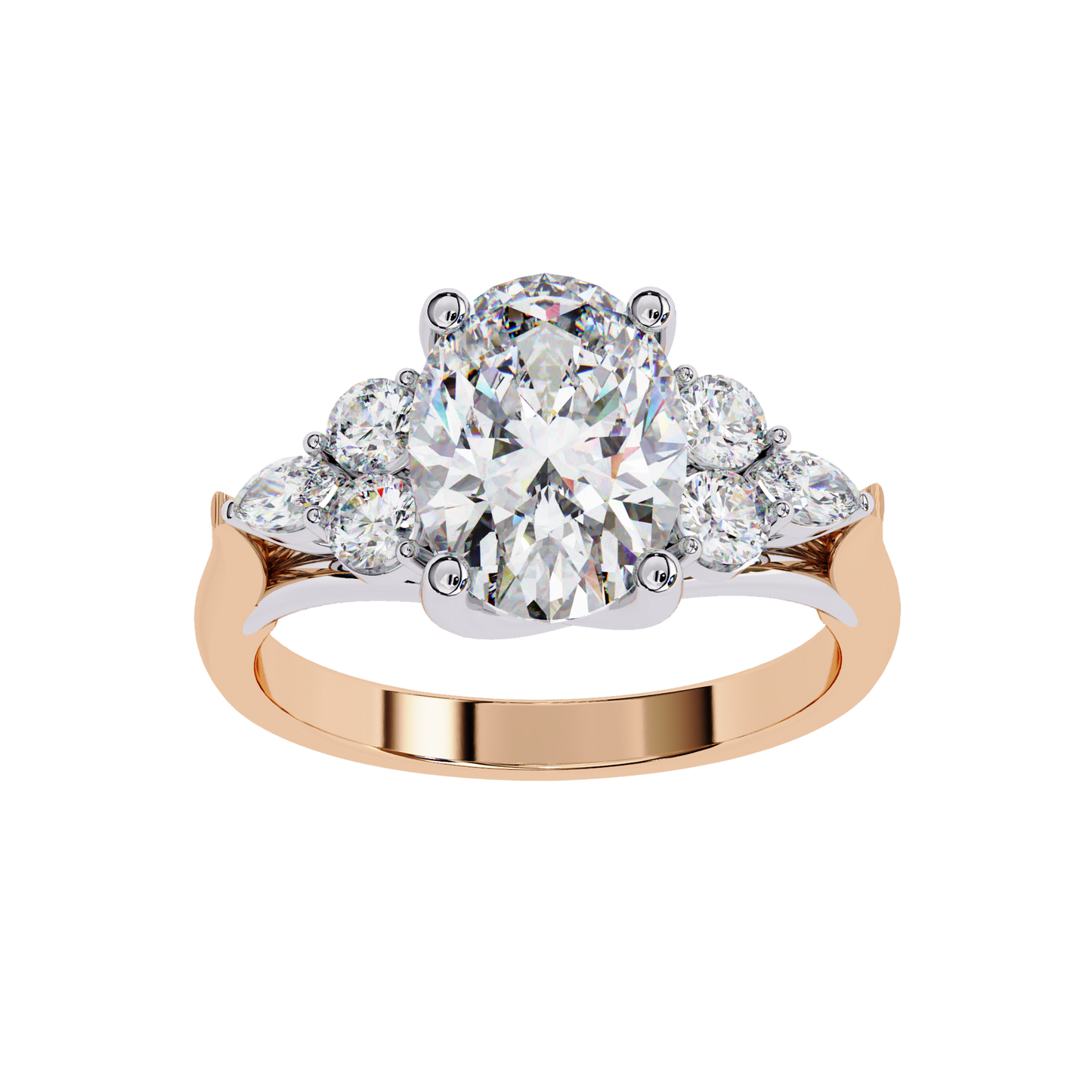 Oval Brilliance Diamond Ring Carat Link Jewels