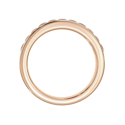 Princess Cut Diamond Channel Band Carat Link Jewels