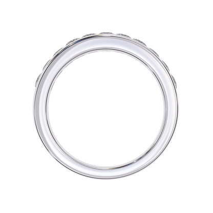 Princess Cut Diamond Channel Band Carat Link Jewels