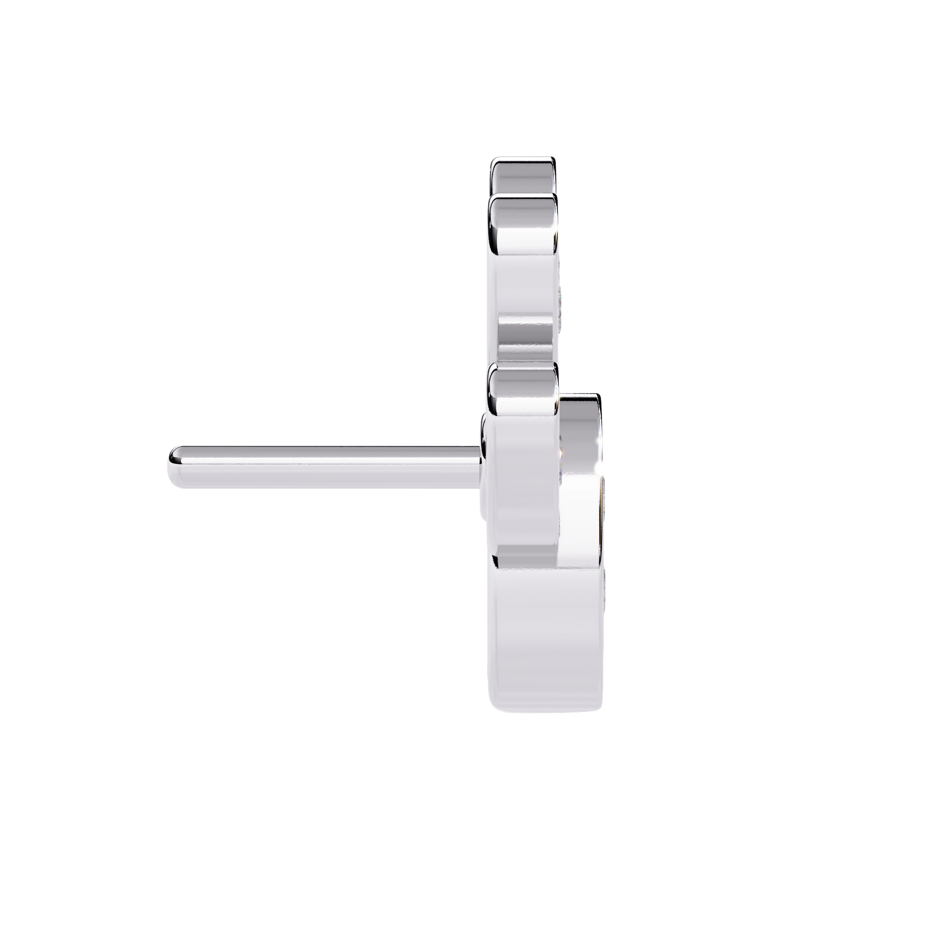 Paw Print Diamond Stud Earrings Carat Link Jewels