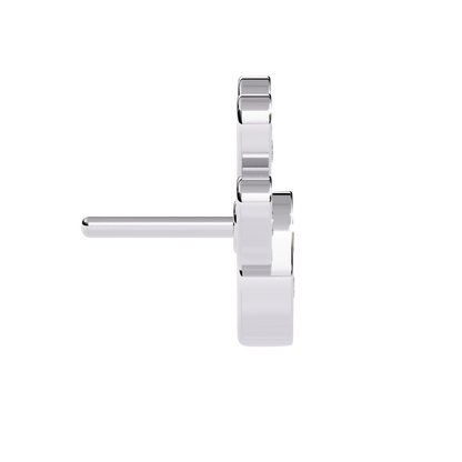 Paw Print Diamond Stud Earrings Carat Link Jewels