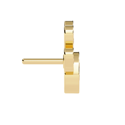 Paw Print Diamond Stud Earrings Carat Link Jewels