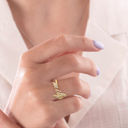 Wifey Script Diamond Ring CaratLink