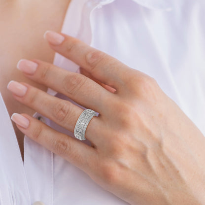 Regal Square Diamond Band Caratlink