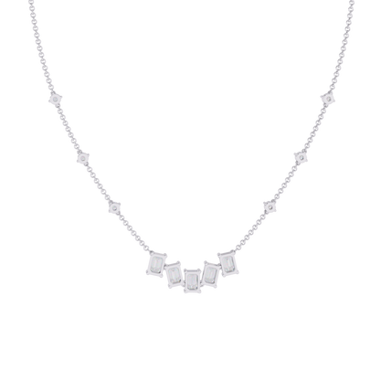 Emerald Symphony Diamond Necklace Carat Link Jewels
