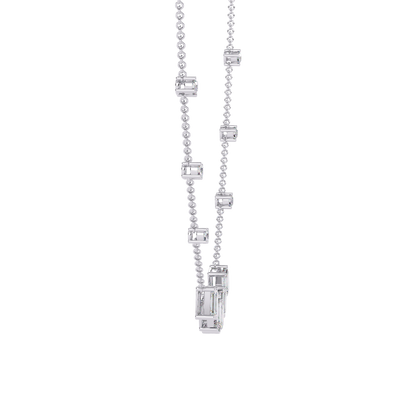 Emerald Symphony Diamond Necklace Carat Link Jewels