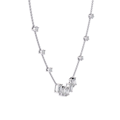 Emerald Symphony Diamond Necklace Carat Link Jewels