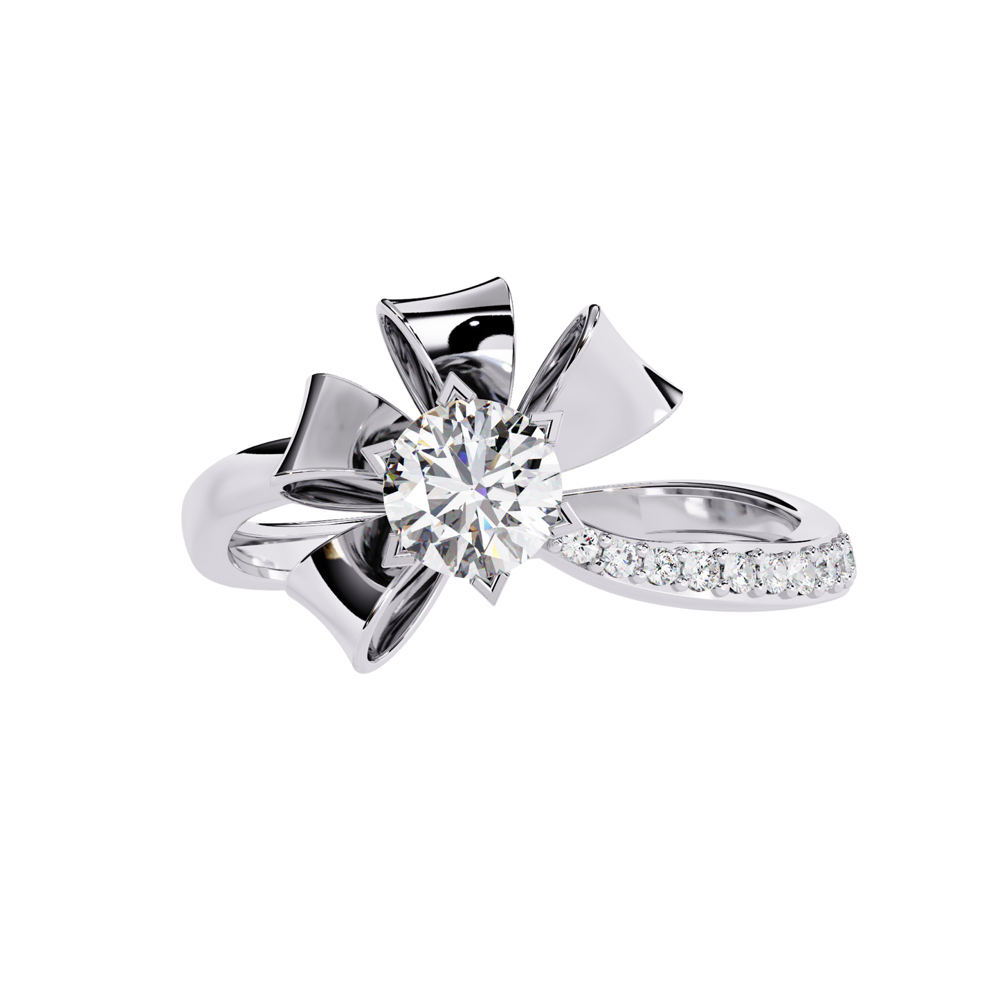 Blossom Radiance Diamond Ring Carat Link Jewels