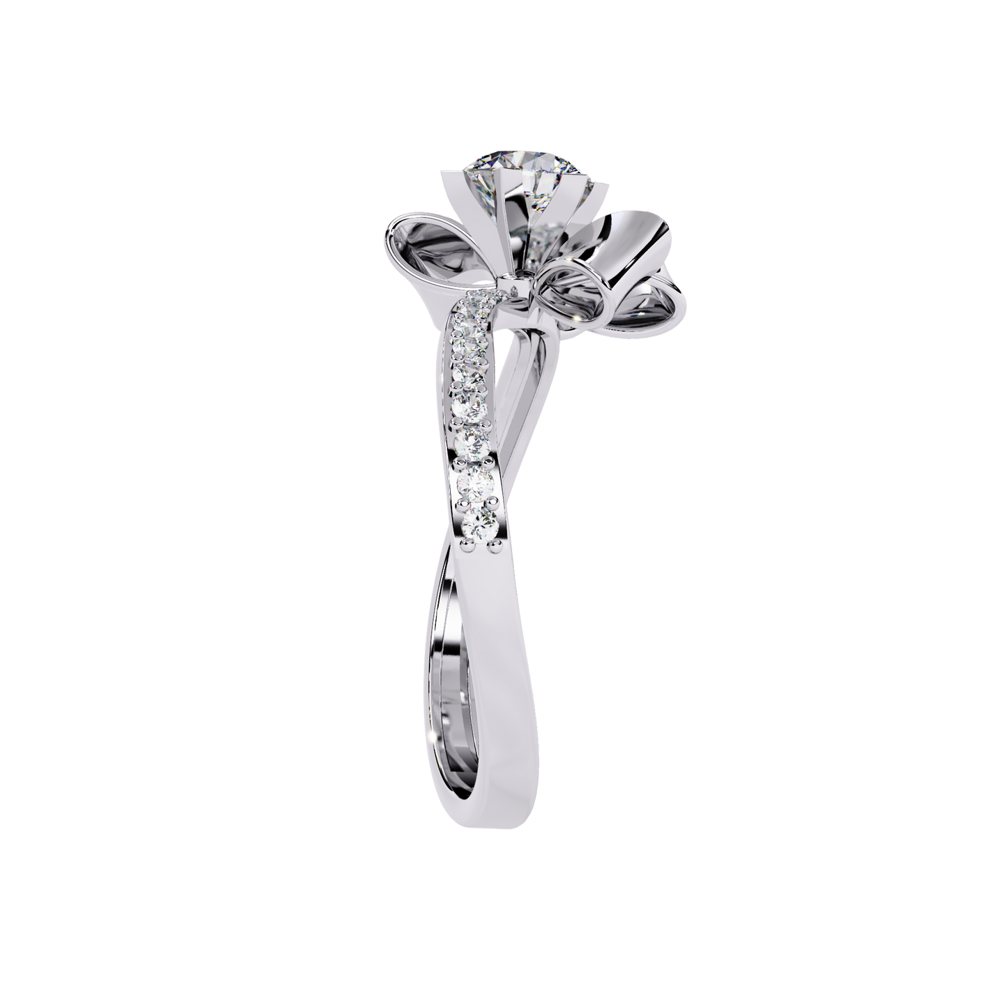 Blossom Radiance Diamond Ring Carat Link Jewels