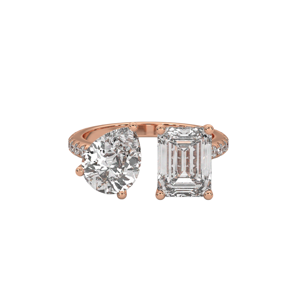 Dual Harmony Diamond Ring
