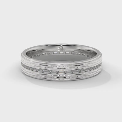 Auric Linea Baguette Band