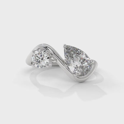 Dual Harmony Diamond Ring