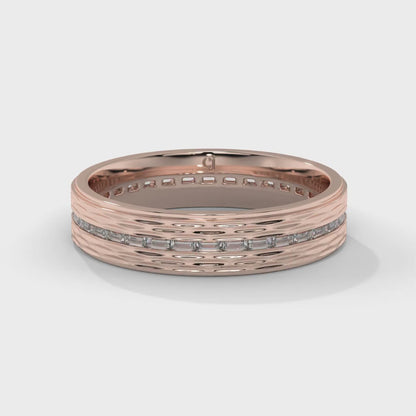 Auric Linea Baguette Band