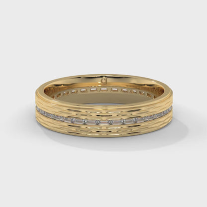 Auric Linea Baguette Band