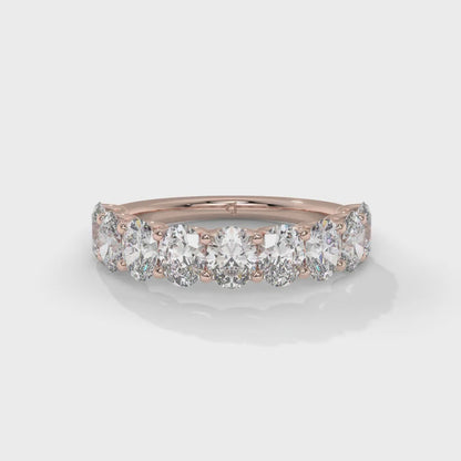 Oval Harmony Diamond iternity band